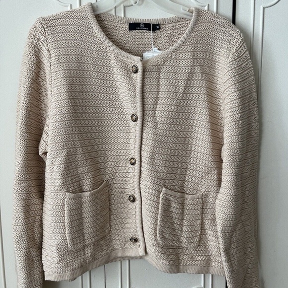 NWT! LILLUSORY Women's Cable Knit Cardigan/Sweater. Buttons. Size: Medium - Picture 6 of 12